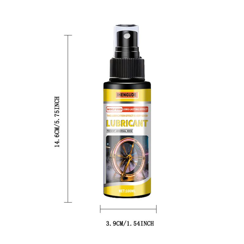 

100ml Metal Care Lubricant Spray - Reduces Friction, Protects Metal - Powerful Spray for Maintenance of Car and Bicycle Chains, Easy to Use