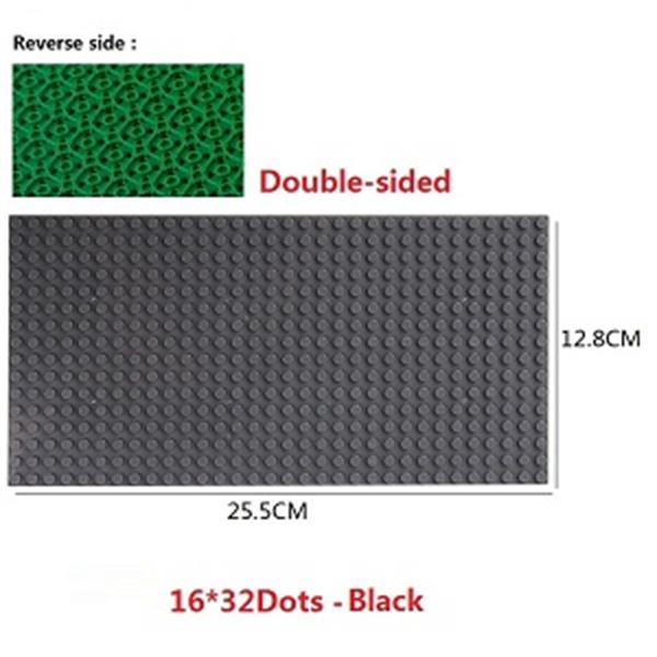Double Side Base Plate 32*32 16X32 Dots Classic Building Block Baseplate DIY Plastic Colorful Classic Brick Compatible Kids Toy