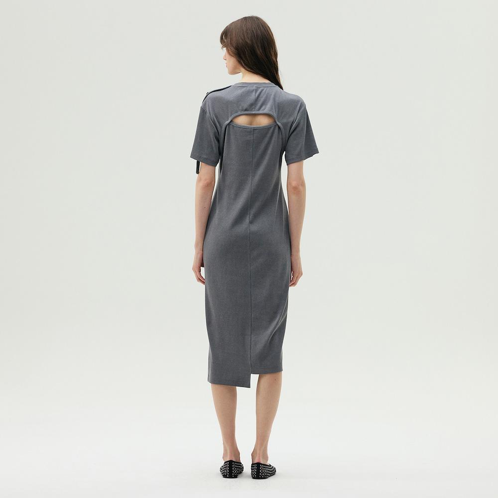 Ibiem Slit Detail Jersey Dress Emp4Wop020