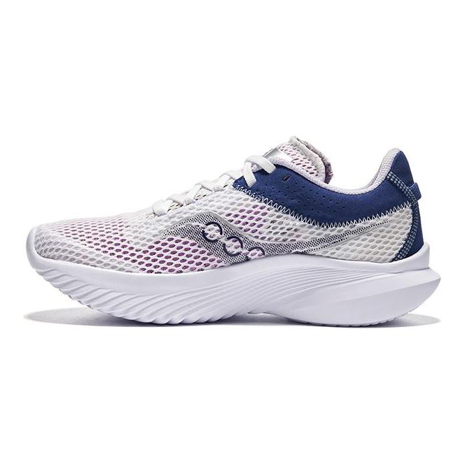 SAUCONY Kinvara 14 Lightweight Comfortable Low-Top Running Shoes Women Sneaker White Lavender S10823-34