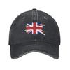 UK Flag Baseball Cap Outdoor Women Unisexs Adjustable