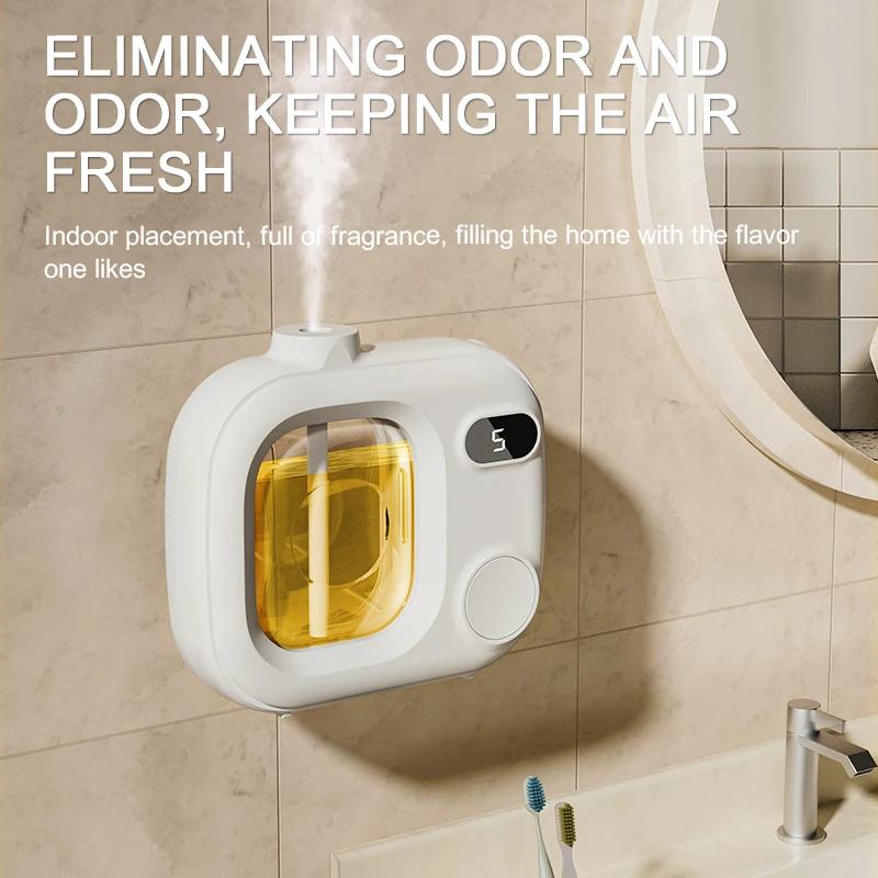 5 Speed Aroma Diffuser USB Rechargeable Essential Oil Auto Spray with Timer for Bedroom