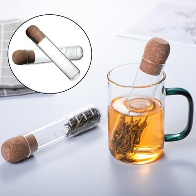Tea Infuser Tea Filter Sieve Glass Pipe Creative Brewing for Spice Herb Tea Strainer Teaware Tool Accessorie