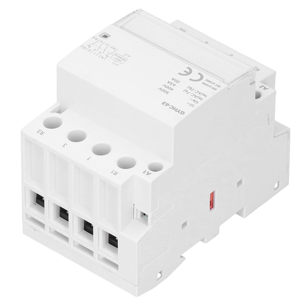 Modular Contactor Portable Durable Electronic Module 50Hz 4P GYHC?63 2NO 2NC 230V