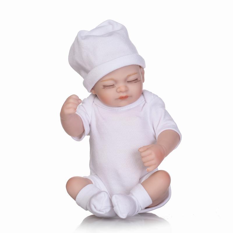 NPK בובת מיני Reborn 26 ס"מ כולן ויניל עם מוצץ חמוד צעצועים יפים לילדים מתנת יום הולדת