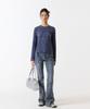 ODDSTUDIO Odsd Pigment Damage Long Sleeve - Navy