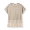 Sparkling Rayon MeTal Round Neck ShorT Sleeve KniT T shirT