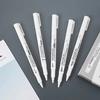 10pcs Waterproof White Paint Marking Pen | Suitable for DIY, Graffiti, Wood, Glass, Painting, Faux Leather, and Ledger