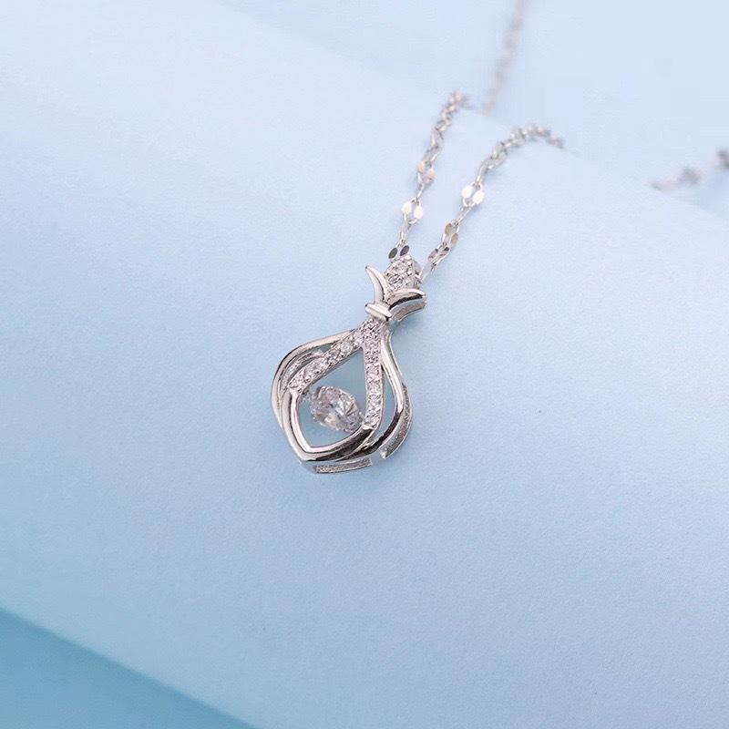 

Элегантное маленькое ожерелье-саше для женщин, модное, универсальное, легкое, роскошное, корейская версия, нишевый дизайн, цепочка на ключицу