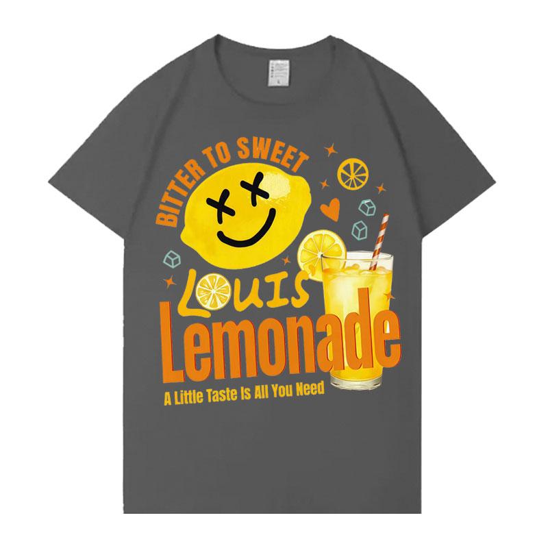 Rapper Louis Lemonade Tour Hip Hop Tee Shirt Women Oversized Fashion Aesthetic Cozy Short Sleeve Tshirts Fans Casual Streetwear