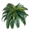 2Pcs Artificial Boston Ferns Plastic Fern 35 Branches Indoor Outdoor Decor