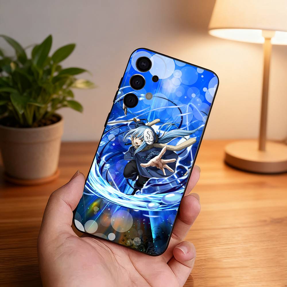 

R-Rimurus T-Tempest Slimes Phone Case For Samsung S25,S24,S21,S22,S23,S30,Ultra,S20,Plus,Fe,Lite,5G Black Cover Samsung S25ULTRA