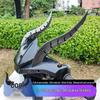 Dragon Horn Carbon Fiber Car Roof Ornament Spoiler Fin for Various Models