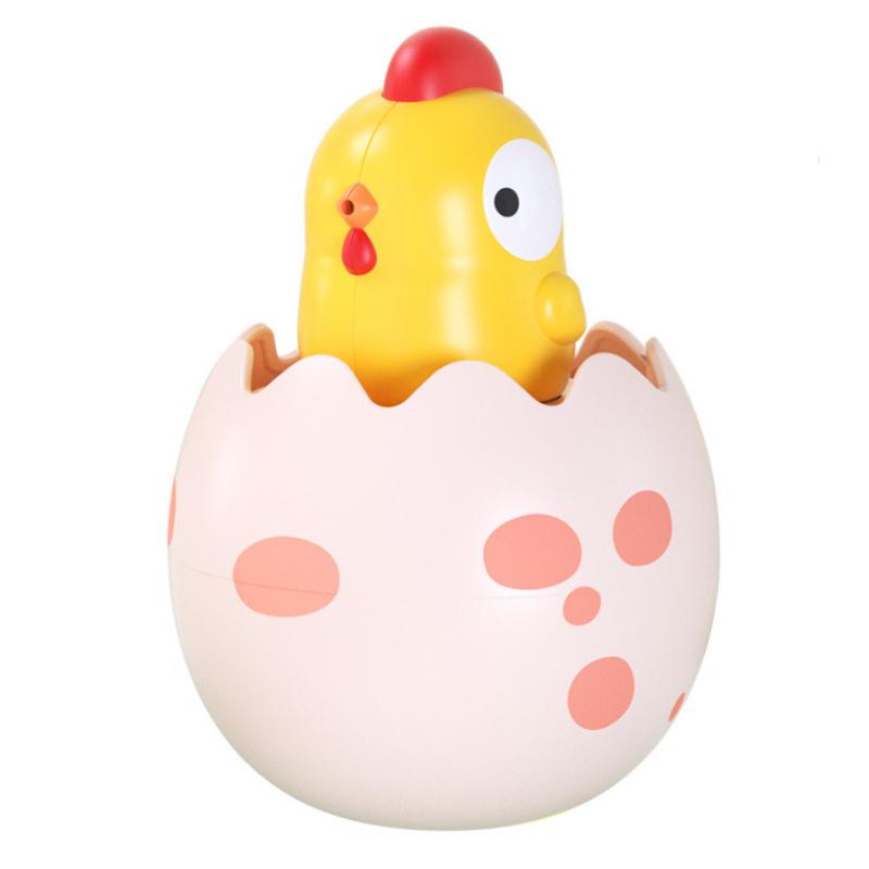 Baby Bath Toys Yellow Duck Rain Spray Egg Baby Children Bathroom Water Play Shower Boy and Girl Dinosaur Eggshell