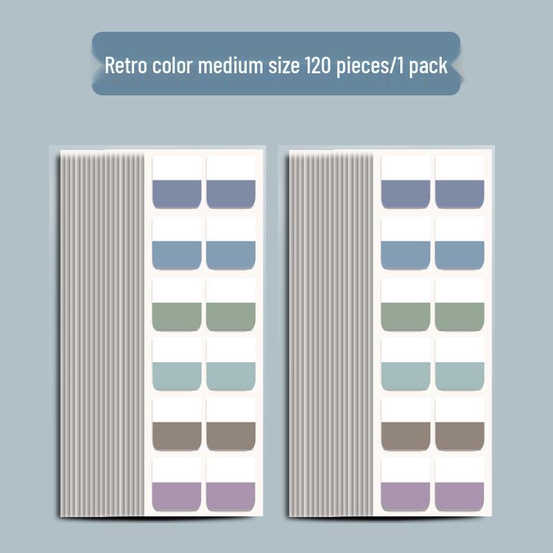 Colorful Transparent Writable Index Tabs and Memo Stickers for Students