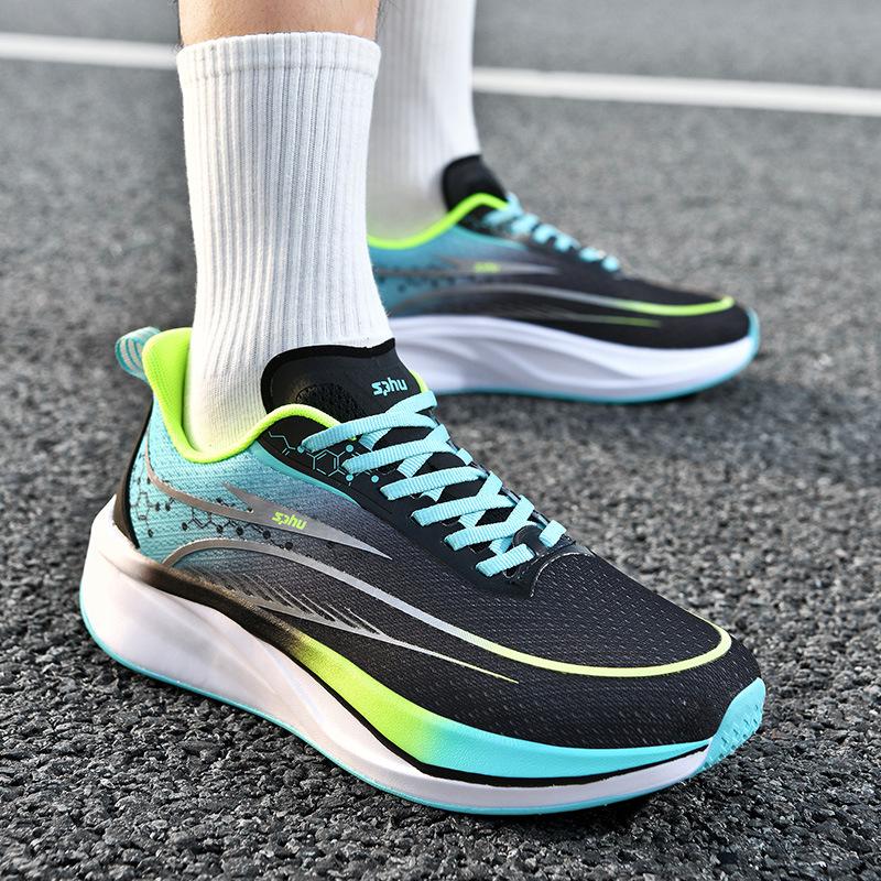 

Кроссовки мужские Carbon Plate 2025: Легкий, амортизирующий, дышащий, градиентный сетчатый дизайн 42