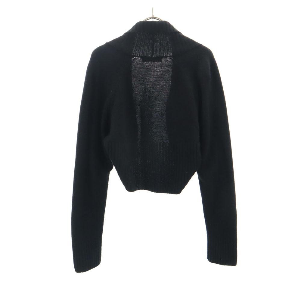 FOXEY Long Sleeve Cardigan Black Women Used