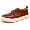 139-7 Washed Leather Men'S Shoes Brock Carved Leather Shoes Genuine Leather Men'S Casual Shoes Hand-Polished To Make Old Shoes