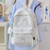 Bowknot Backpack Print With Comfortable Shoulder Straps For School Outings And