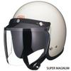 Shield Jet Full Vintage with Super Compatible with Standard SG Standard Helmets TT&CO. Flip-Up Shield, Clear, Helmet, Face, [Compatible