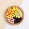 TPR Soft Rubber Simulation Grape & Corn Stress Relief Toy - Mini Fruit Squeeze Model