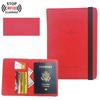 Men Women Travel Passport Holder Cover Case RFID PU Leather Credit ID Card Holder Case Ticket Protective Wallet