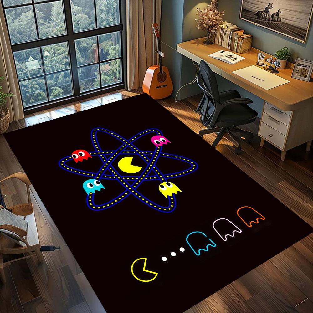 PacMan anime character Carpet for Living Room Bedroom Home Decor Cool Movie Mat Play Floor Mat