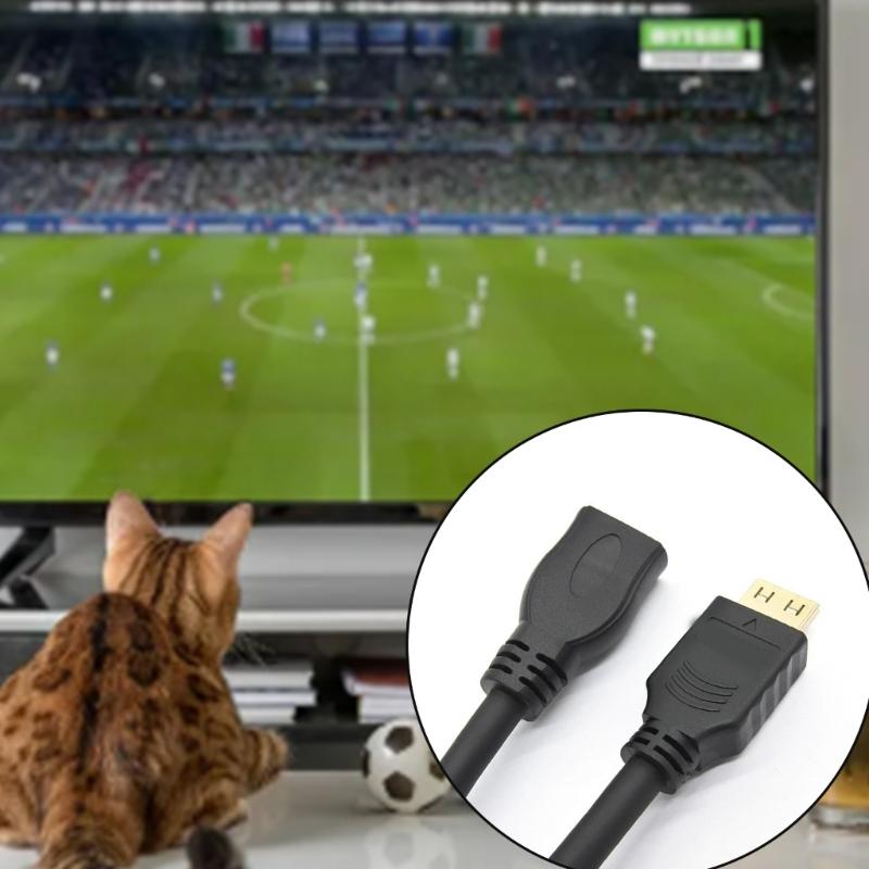 HDTV Stecker auf Buchse Verlängerungskabel HDTV Kabel Ersatz für HDTV Monitor Spielekonsole Projektor Zubehör