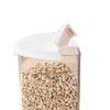 Rotating Moisture-Proof Grain Storage Box with Compartments for Kitchen & Fitness Enthusiasts