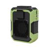 4000mAh Portable Waist Fan 3 Speed USB Rechargeable Wearable Personal Fan Outdoor Camping Waist Clip Fan with Torch Power Bank