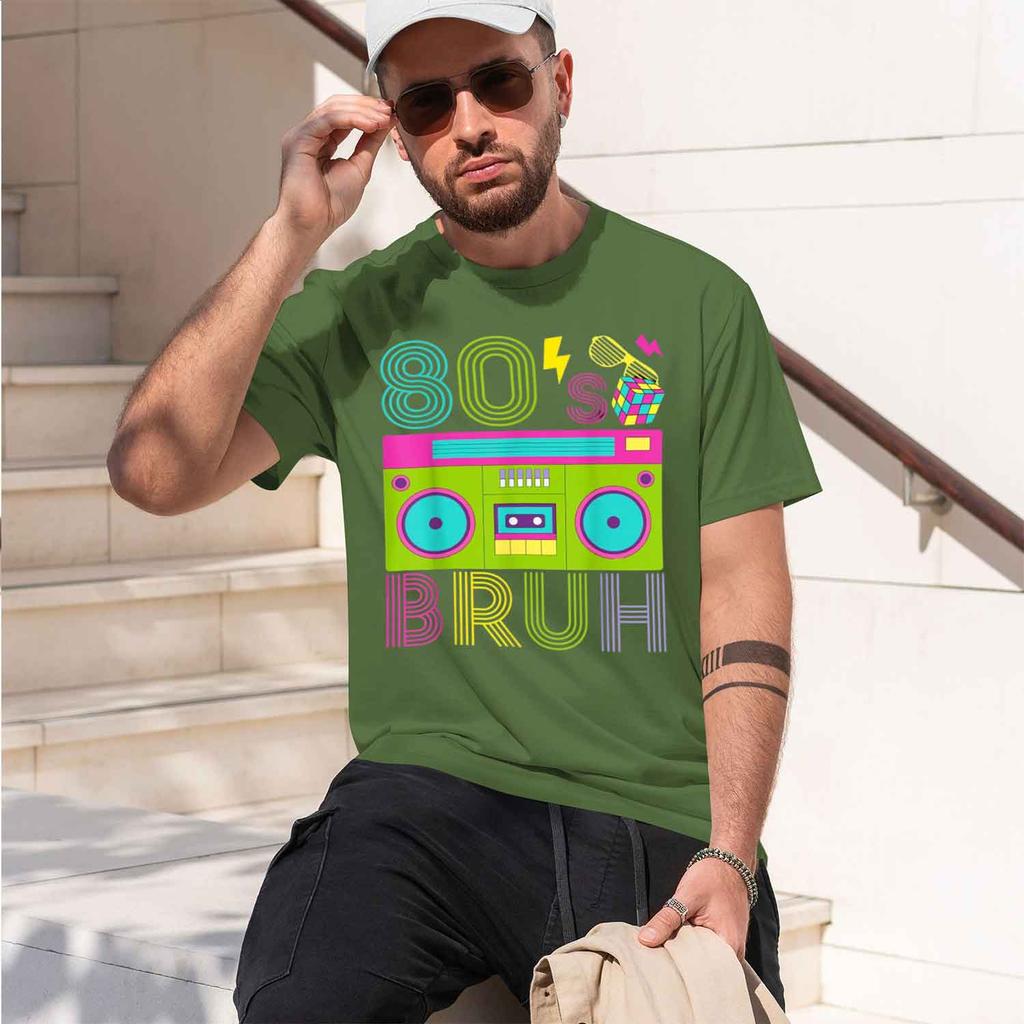 Costume Unisex 80s Ild Unisex Tshirt 2026 New Model Shortsleeve Crewneck Tshirt Classic Casual Multiple Colors And Sizes For Dail