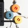 Round Management Data Line Wire Cable Cable Clips Cord Holder Organizer Cable Winder