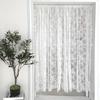 1Pcs 150x200cm Lace Curtain Rod Pocket Window Drape Shades Sheer Curtain  Living Room Decoration