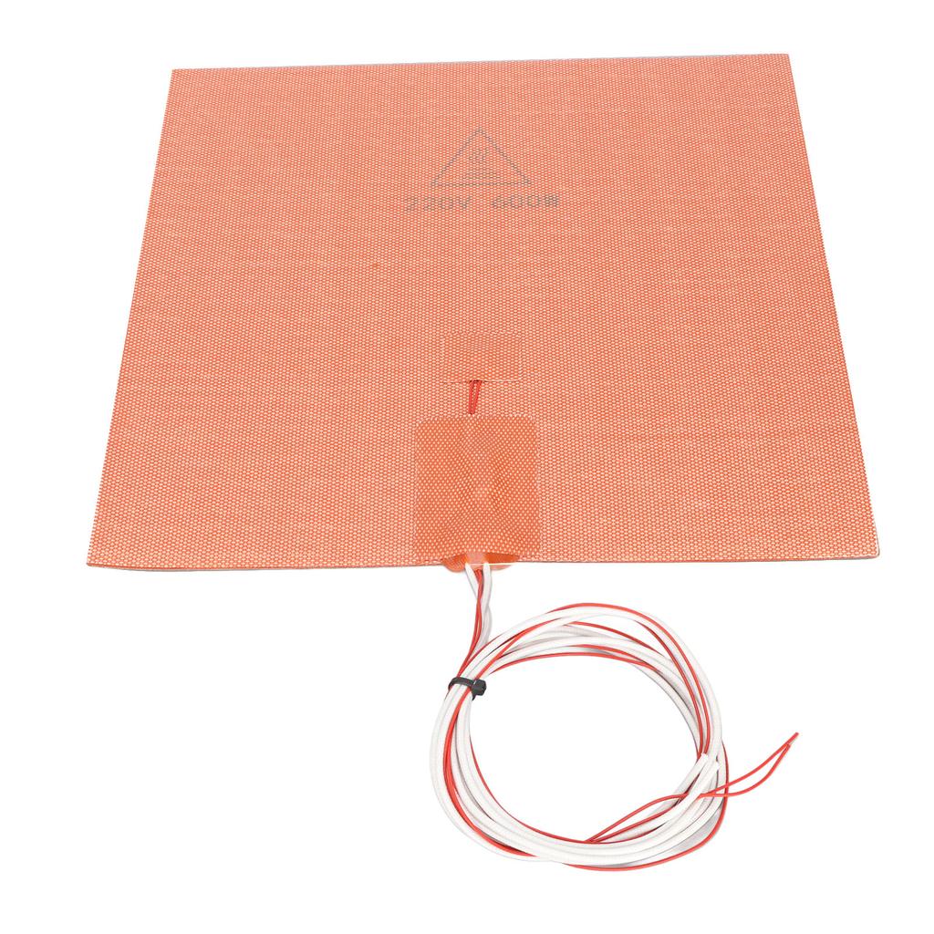 Silicone Heating Pad 280x280mm 220V 600W High Temperature Resistance Hot Bed Silicone Heater Mat with Adhesive
