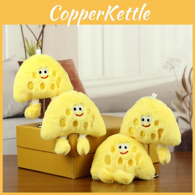 Creative And Fun Cheese Sandwich Plush Keychain Cute Accessory For Couples