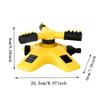 360° Rotating Sprinkler Head: Nursery & Garden Irrigation Three-Prong PVC Water Pipe Set