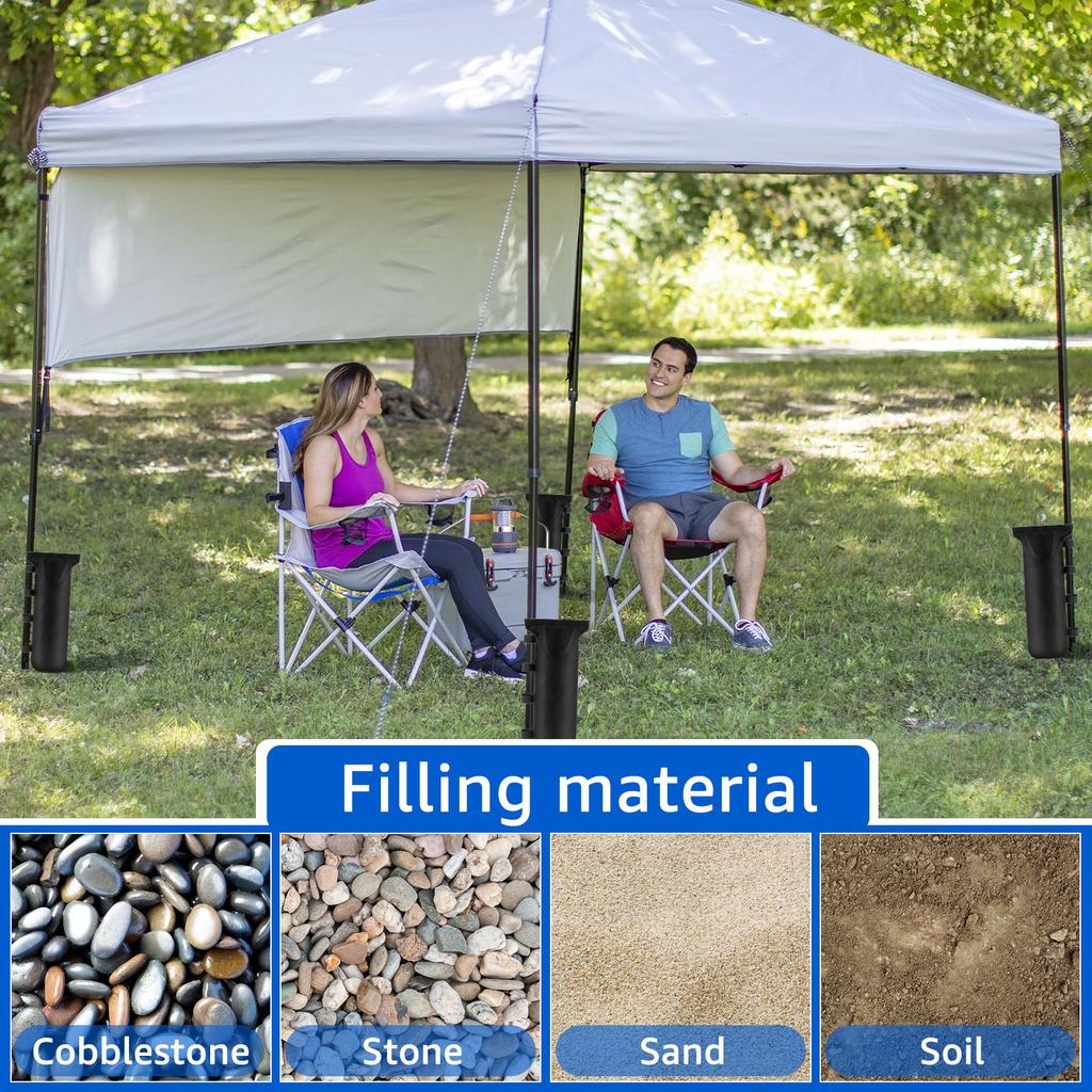 4Pcs Tent Sandbag Oxford Cloth Empty Weighting Sand Bag Outdoor Garden Camping Canopy Windproof Fixed Sandbag Tent Accessories