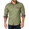 Men's Casual Outdoor Collared Corduroy Long-Sleeve Shirt