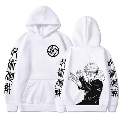 Japanese Animation Jujutsu Kaisen Men Hoodie Vintage Unisex Pullover Men Vintage Graphic Hoody Tops Oversize Clothing
