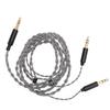 3.5mm to Dual 3.5mm Cable 3.9FT 4 Strand Silver Plated Copper Core Cord Headphone Replacement Cable for Beyerdynamic T1