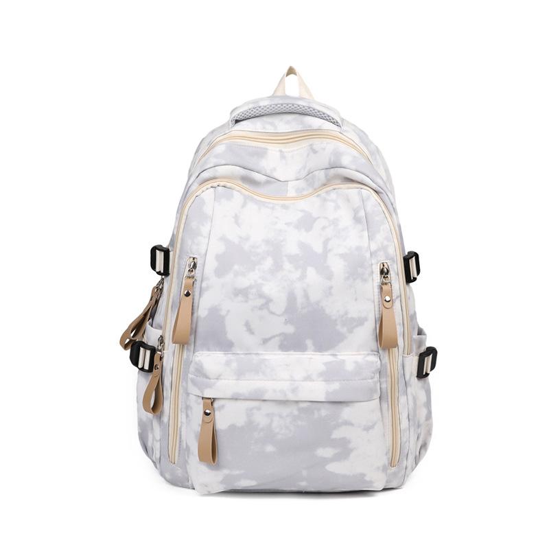 

Новый школьный рюкзак для девочек Gao Yan, нишевый дизайн, рюкзак тай-дай, для учеников средней школы, для снижения нагрузки, студенческий рюкзак