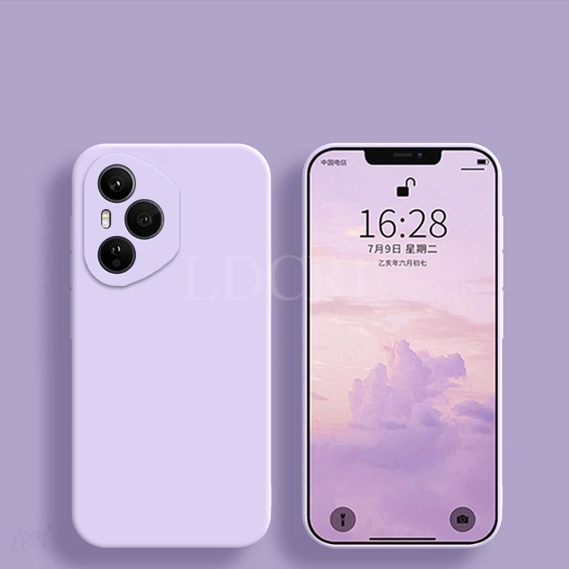Für Honor 400 Pro Hülle Flüssigsilikon Hülle Honor 400 Pro Hülle TPU Einfache Gummi Schutzhülle Honor 400 Pro Hülle
