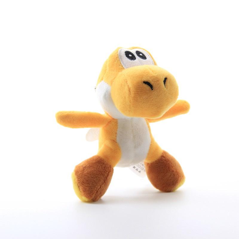 Porte-clés Peluche Yoshi Vert Super Mario Bros Jouet en Peluche Doux Pour Collectionneurs