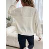 Women Casual Loose Long Sleeve Knit Open Front Cardigan Sweater Outerwear