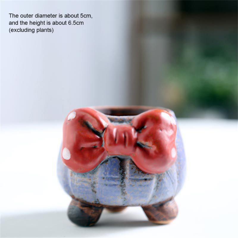 Succulent Flower Pot Creative Cartoon Color Painting Ceramic Flower Pot Ceramic Flowerpot Ceramic Flowerpots