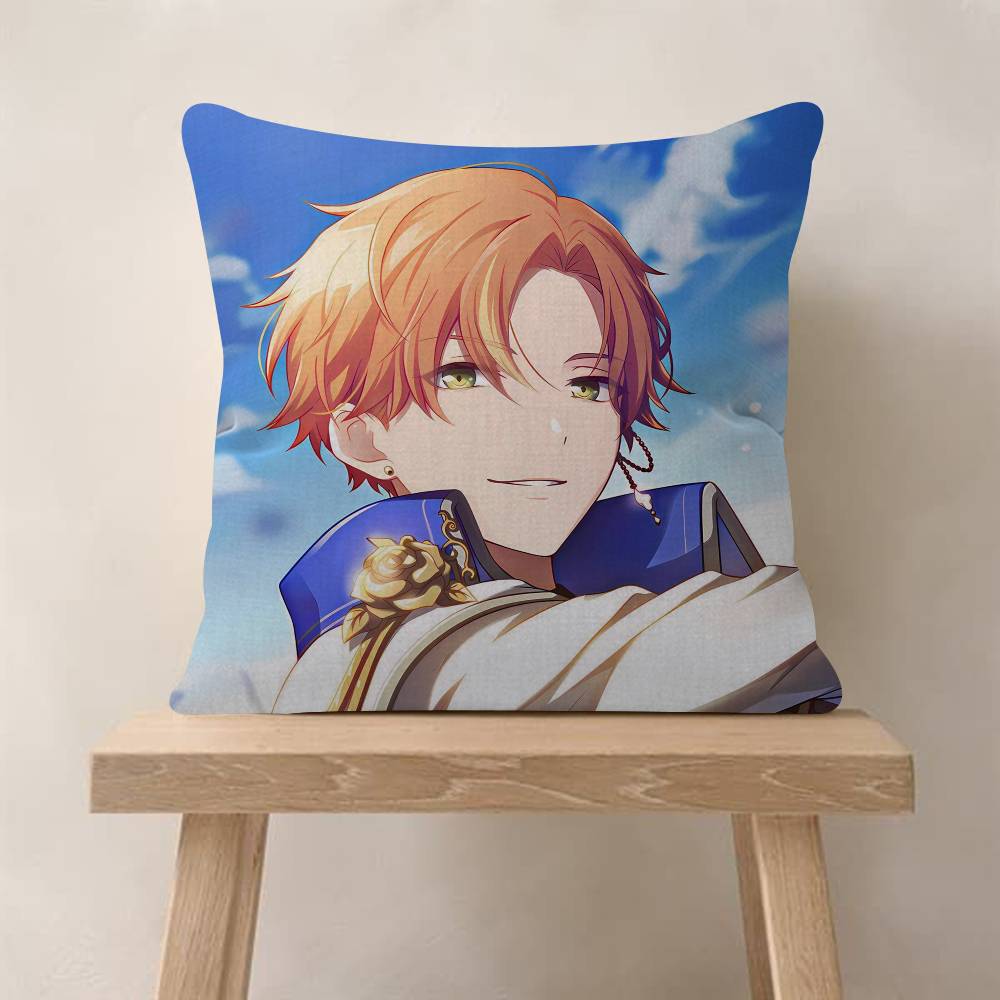 Anime singer Akito Shinonome Cushion Cover Inches Farmhouse Decor Home Throw Pillow Covers for Couch Decorations