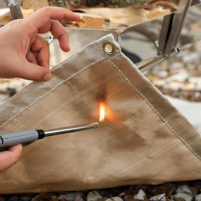 Feuerfeste Outdoor-Picknick- und Campingmatte - Hochtemperaturbeständige, flammhemmende Fiberglasdecke
