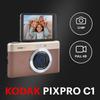 KODAK Pixpro C1 – Ultra-Compact Digital Camera | 13MP BSI CMOS, 4x Zoom, 2.8-inch LCD Screen, LED Flash – Marron
