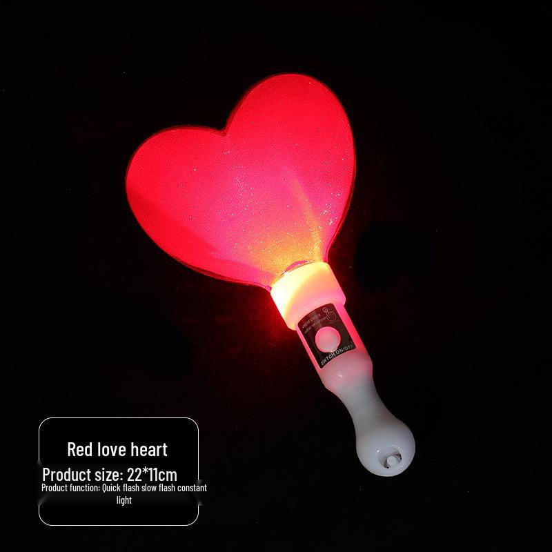 Luminous LED Fluorescent Concert Stick: Flashing Warning Light