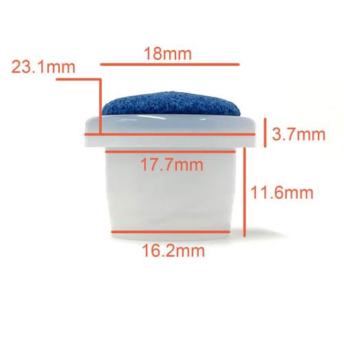 Set of 3 50ml Sponge Head Empty Bottles for Application, BM50